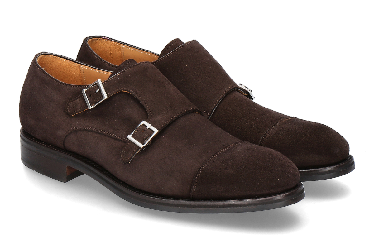 Berwick Herren- Doppelmonk SUPERBUCK 173- testa/ dunkelbraun