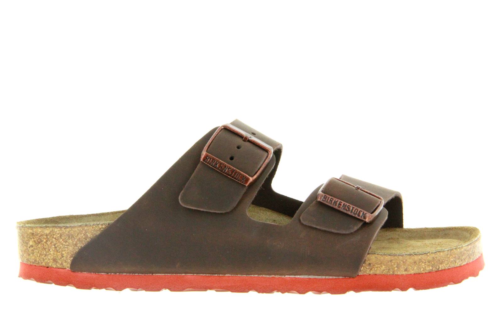 Birkenstock Pantolette ARIZONA BS SCHMAL FETTLEDER HABANA (40)