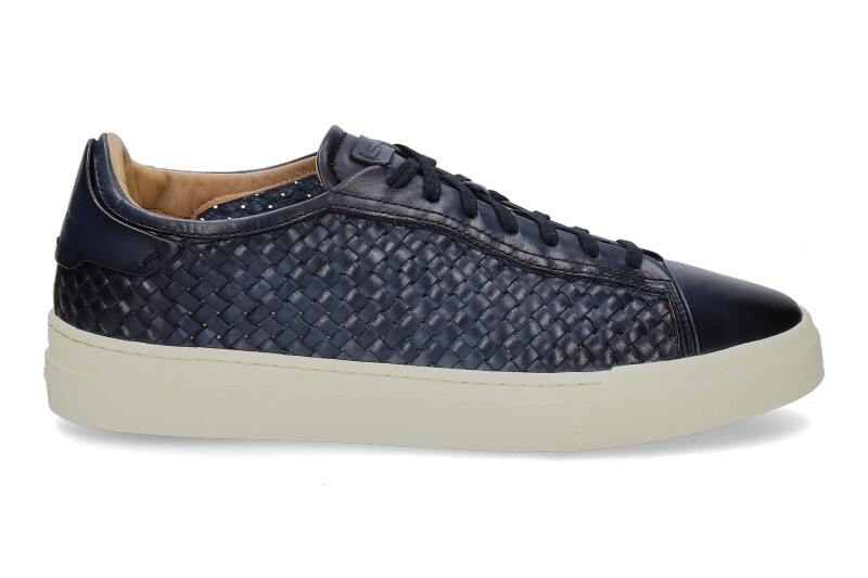 Santoni Sneaker INTRECCIATO BLU