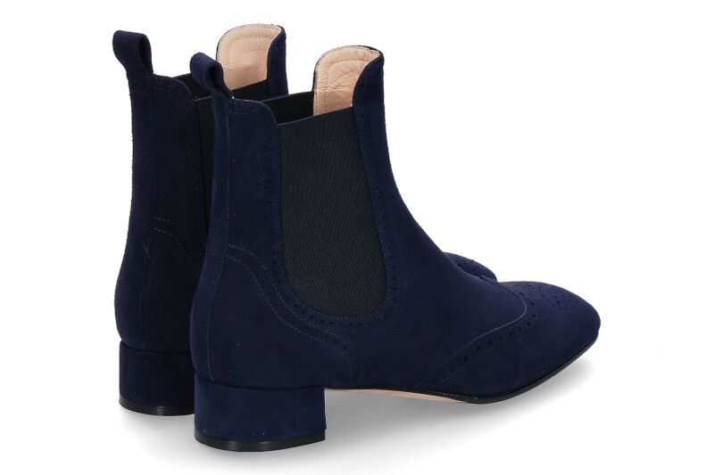 Unützer Chelsea Boot CAMOSCIO NAVY (37 )