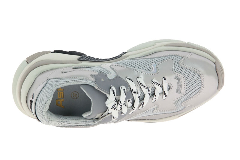 ASH Sneaker ADDICT SATIN MIRROR MESH REFLEX ANTIC SILVER (40)