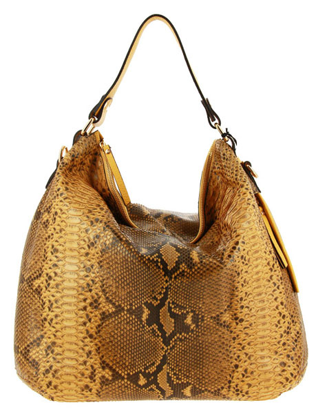 Carol J. Beuteltasche PYTHON DOLLARO OCRA GIALLO