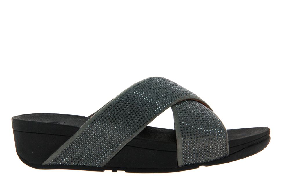 Fitflop Sandale RITZY SLIDE PEWTER (39)