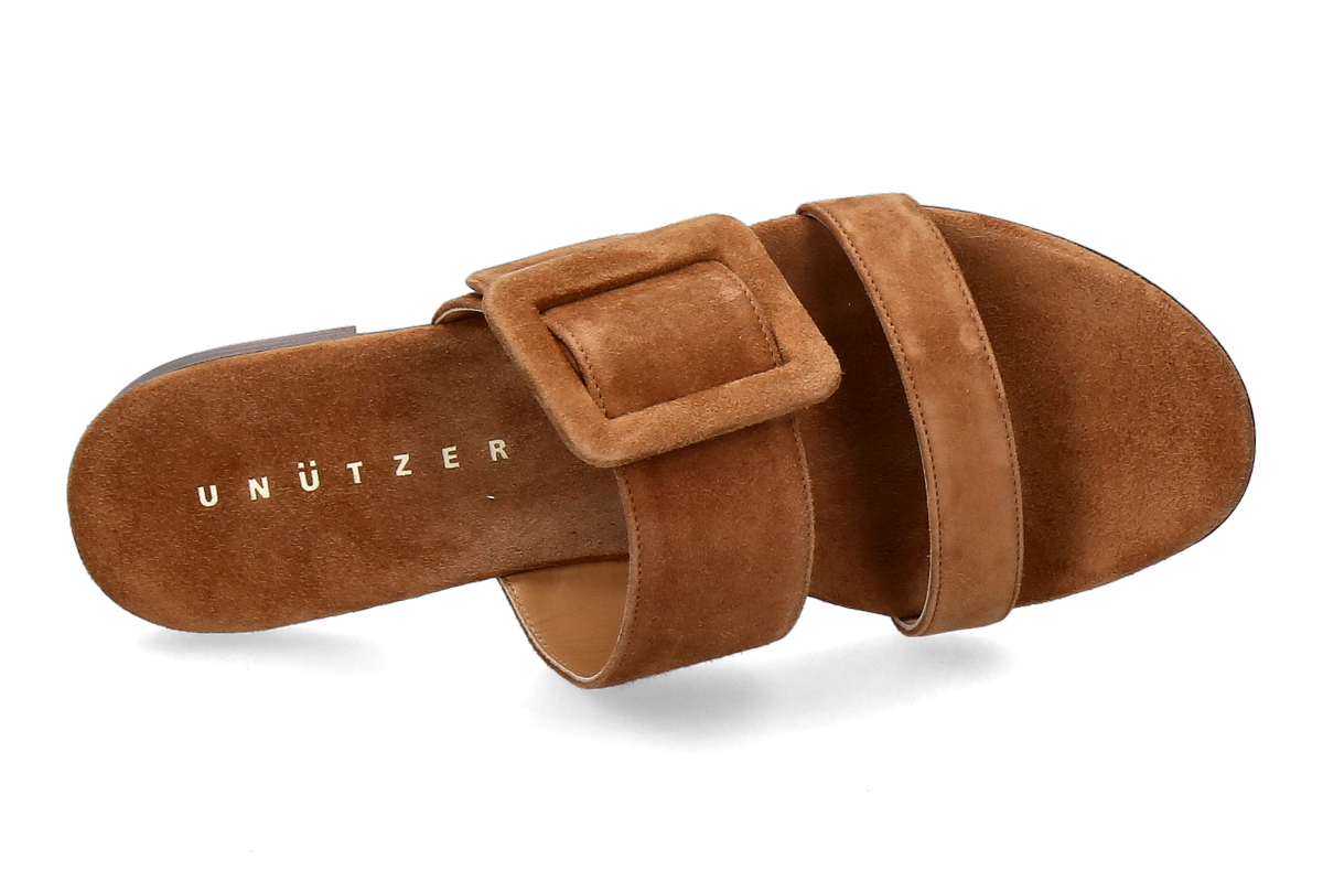 Unützer Pantolette CAMOSCIO- noisette_271300043_5