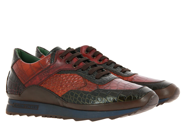 Galizio Torresi Sneaker CAIMAN MILITARY CUOIO (42½)