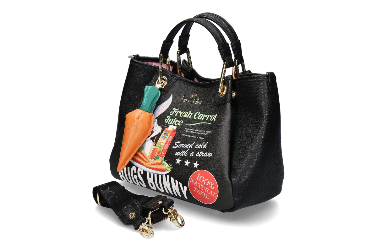 Braccialini Handtasche AMY BUGS BUNNY- black/ schwarz