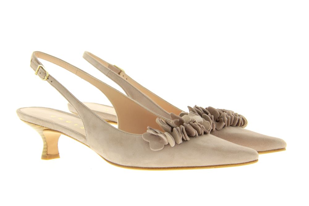 Unützer Slingpumps SANDALO DONNA CAMOSCIO VELUKID NUDE (36)