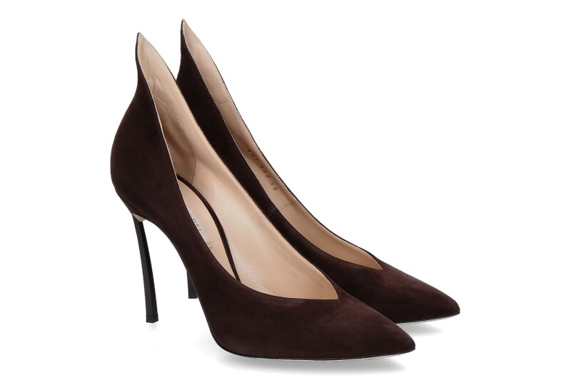 Casadei High Heels BLADE CAMOSCIO MORO