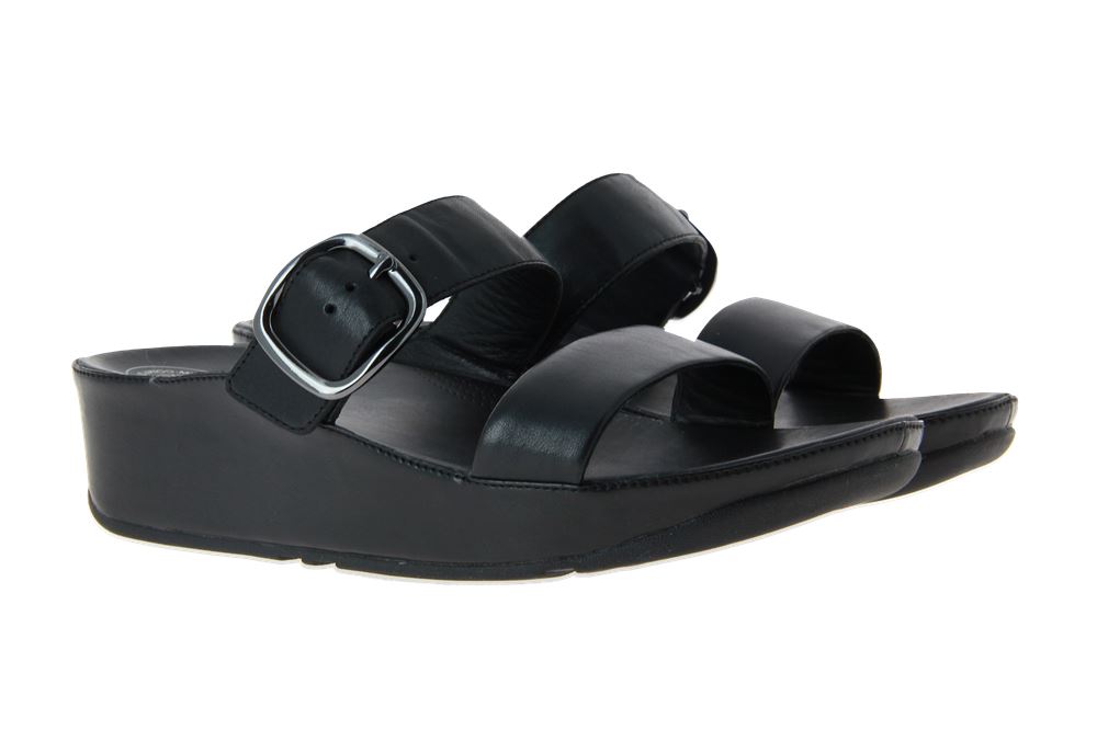 Fitflop Pantolette STACK SLIDE BLACK (37 )