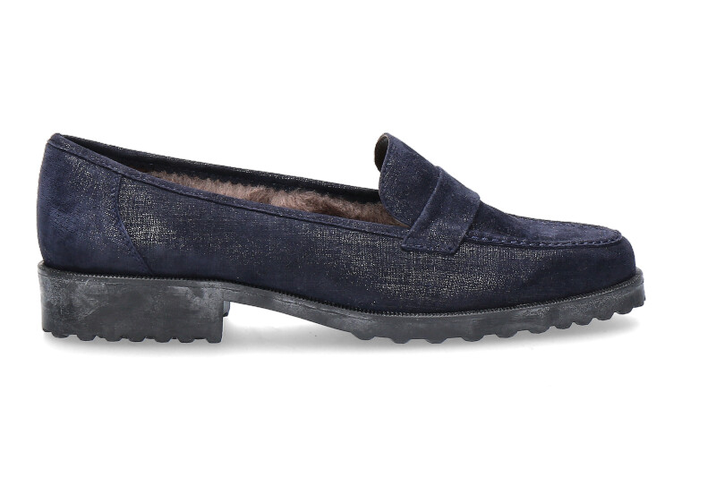 Brunate Slipper gefüttert DANY CAPRI BLU (36)