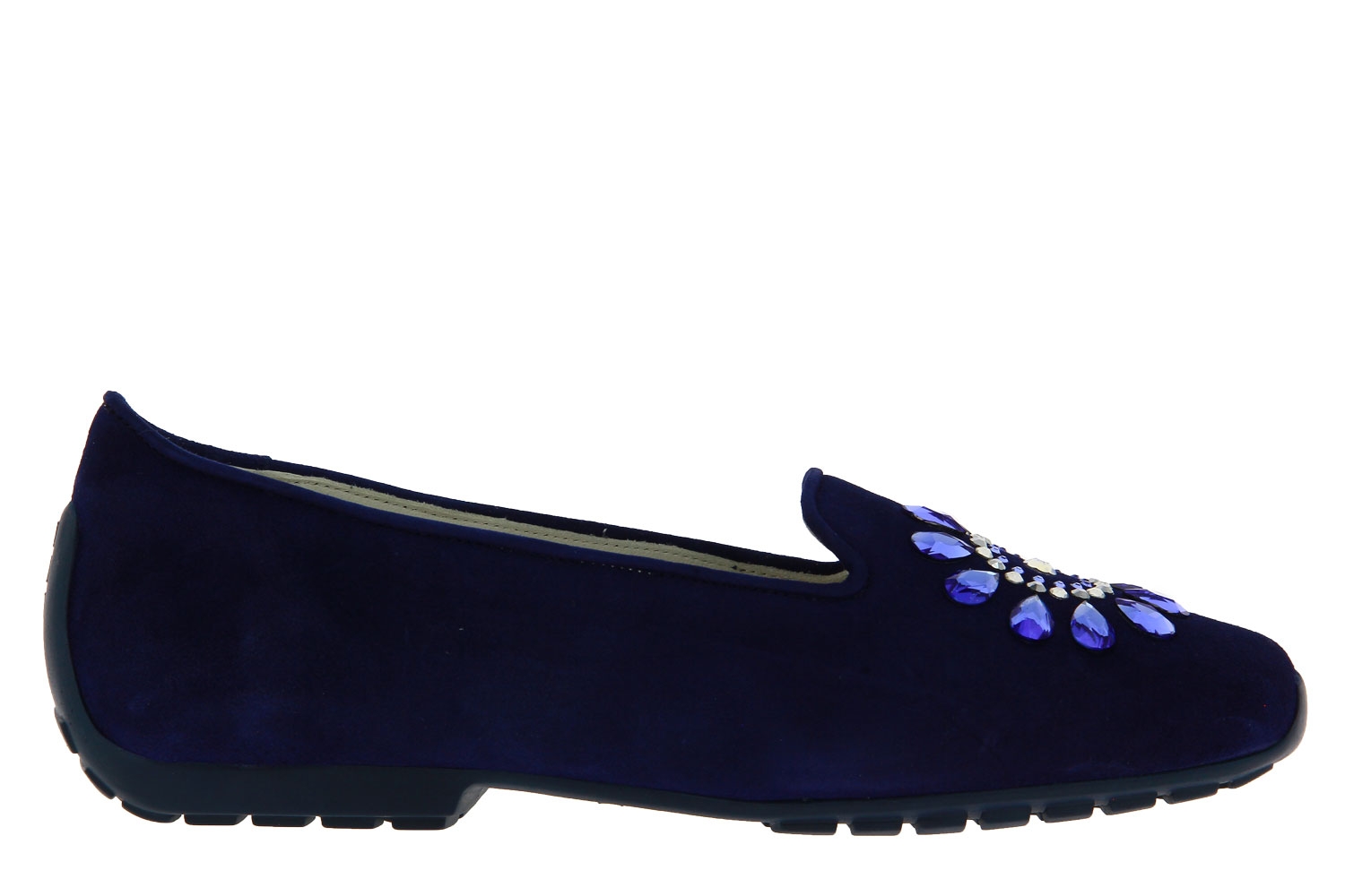 Mania Slipper CAMOSCIO OCEANO SWAROVSKI (36½)