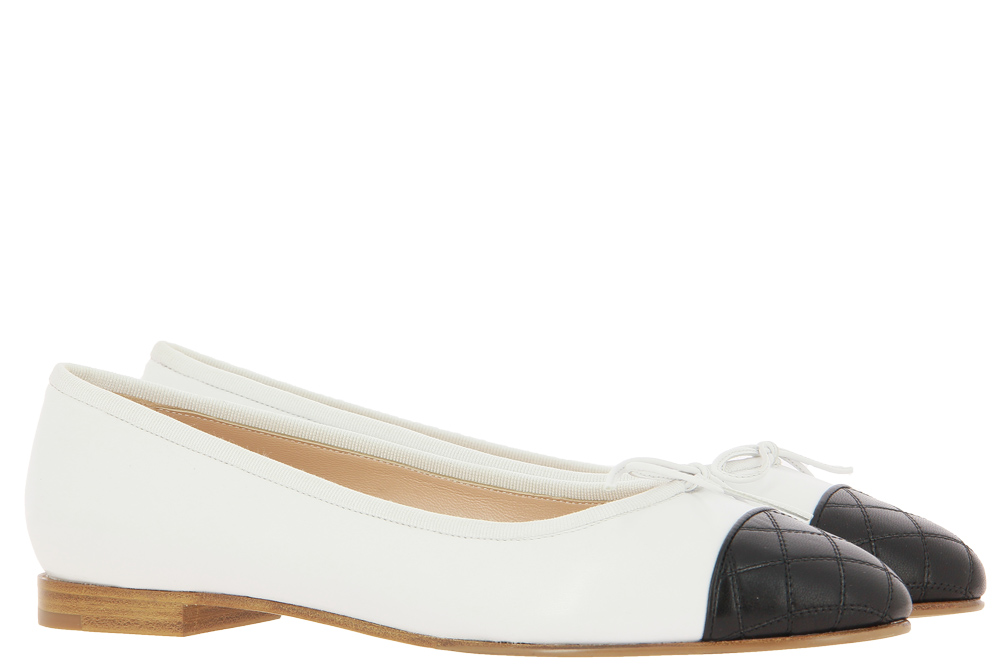 Unützer Ballerina NAPPA BIANCO/NAPPA NERA (41)