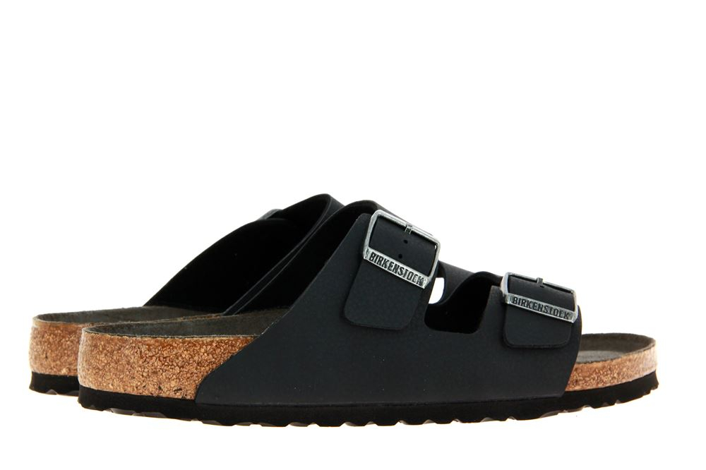 Birkenstock Pantolette ARIZONA SCHMAL DESERT SOIL BLACK (42)