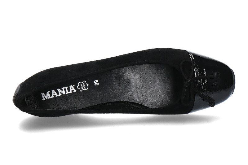 Mania Ballerina PIUMA NERO CAMOSCIO NERO (39½) Mania Ballerina PIUMA NERO CAMOSCIO NERO (39½)
