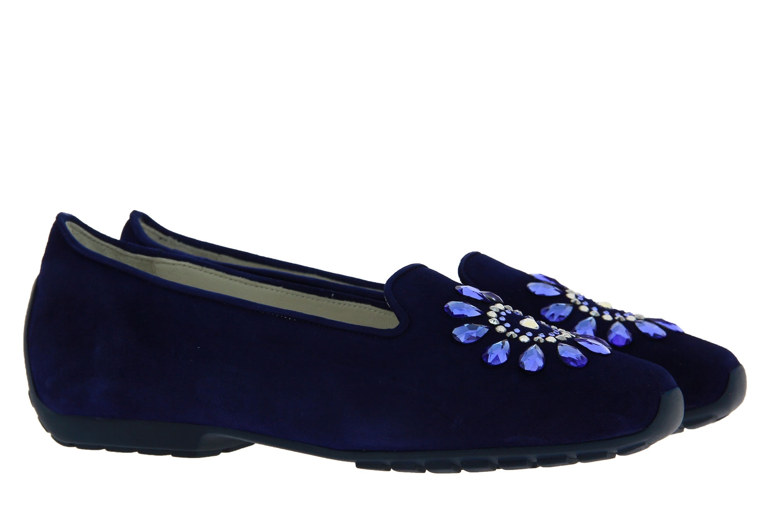 Mania Slipper CAMOSCIO OCEANO SWAROVSKI (36½)