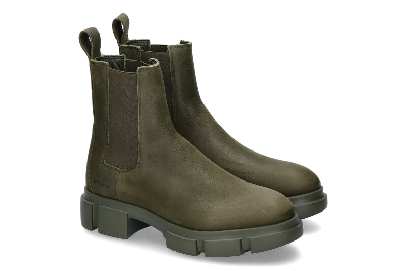 Copenhagen Bootie CPH570 KHAKI- dunkelgrün