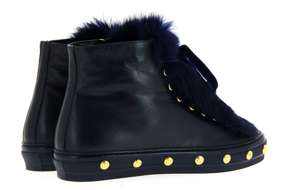 Baldinini gefüttert High-Sneaker DARK BLUE CALF (38½)