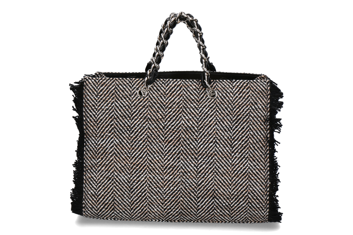 Rue Madam Tasche- HARRIS TOTE- tweed black/schwarz Rue Madam Tasche- HARRIS TOTE- tweed black/schwarz