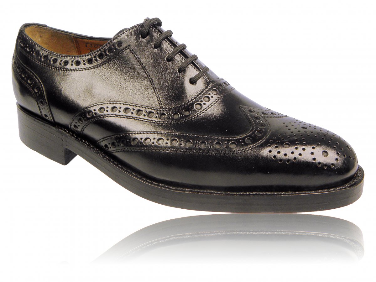 Heinrich Dinkelacker Schnürschuh LUZERN FULL BROGUE OXFORD BLACK-42