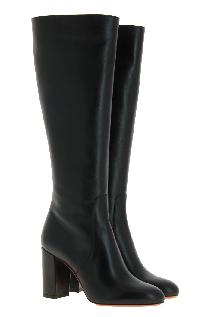 Santoni Stiefel NAPPA NERO (39)