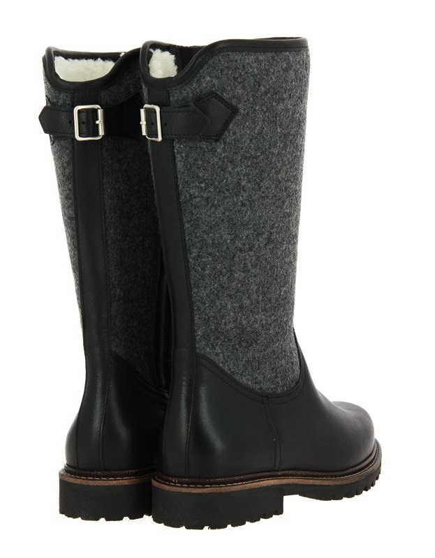 Dirndl + Bua Stiefel gefüttert PANIOLO LODEN SCHWARZ DUNKELGRAU (39) Dirndl + Bua Stiefel gefüttert PANIOLO LODEN SCHWARZ DUNKELGRAU (39)