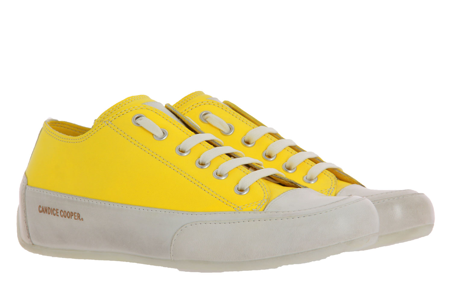 Candice Cooper Sneaker ROCK TAMPONATO GIALLO PANNA (40)