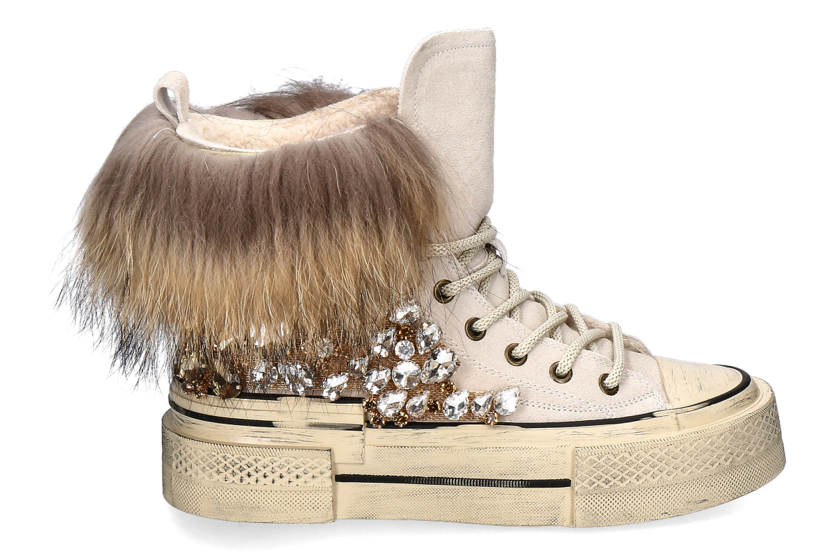 Nan-Ku Couture High-Top Sneaker gefüttert EFD04C - beige  Nan-Ku Couture High-Top Sneaker gefüttert EFD04C - beige