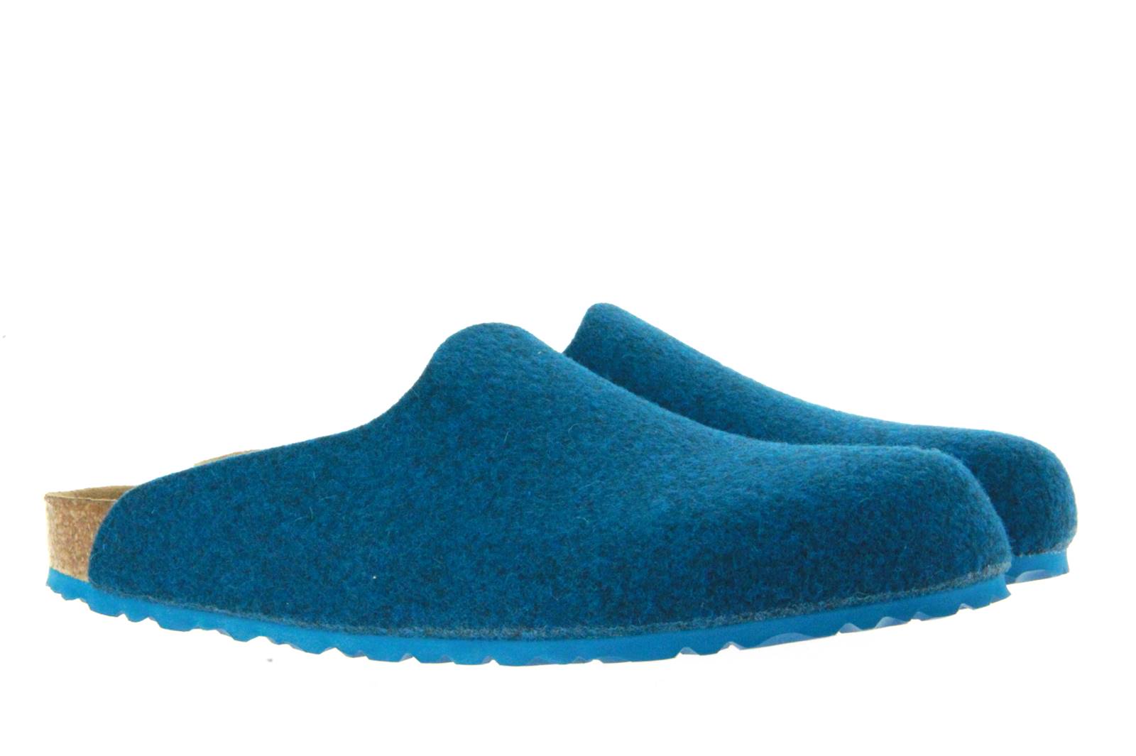 Birkenstock Clogs AMSTERDAM SCHMAL FILZ PETROL (36)