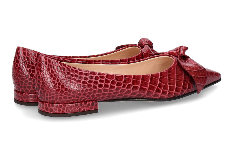 Unützer Ballerina PRINTED COCCO BORDEAUX (37½) Unützer Ballerina PRINTED COCCO BORDEAUX (37½)