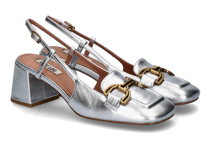 Bibi Lou Slingpumps RENEE60 Nappa silber