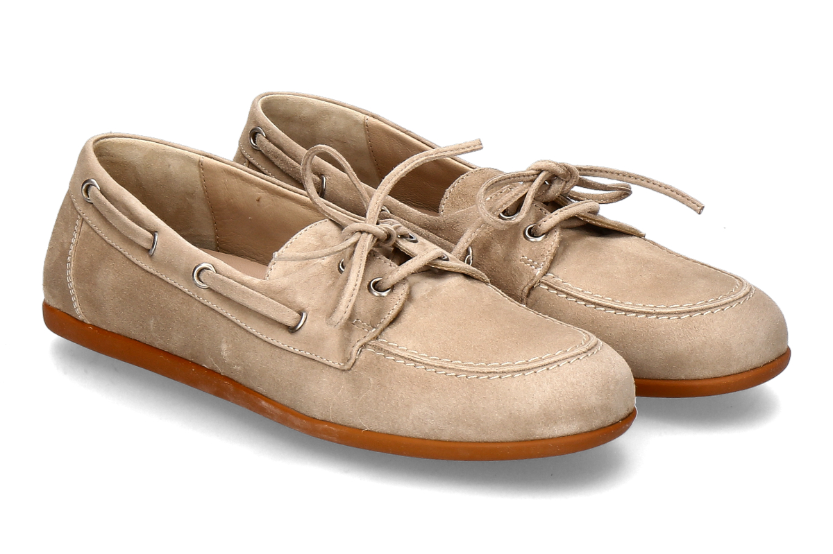 Pomme d'Or Bootsschuh MARINA CAMOSCIO- soft mocha/ beige