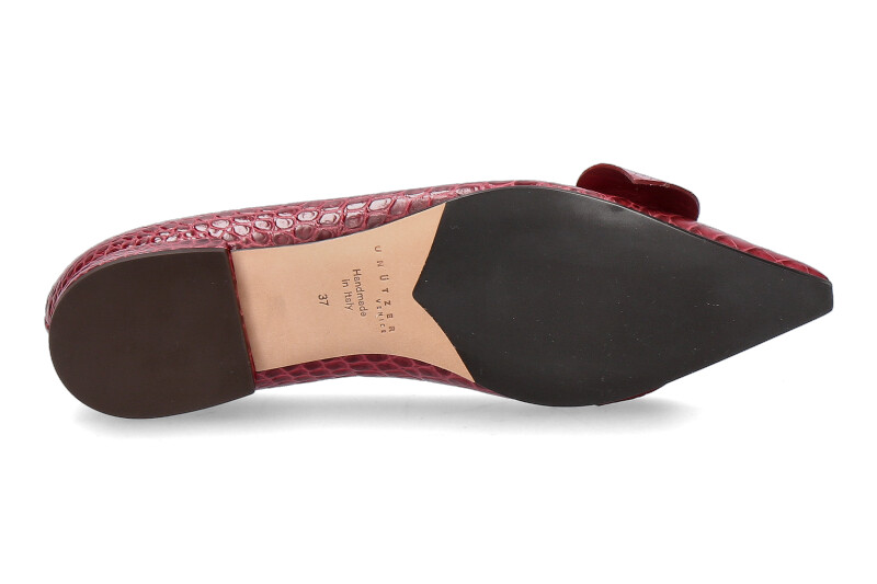 Unützer Ballerina PRINTED COCCO BORDEAUX (37½) Unützer Ballerina PRINTED COCCO BORDEAUX (37½)
