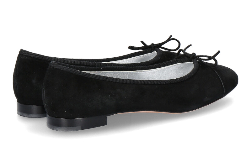 Unützer Ballerina CAMOSCIO VELUKID NERO JE6901