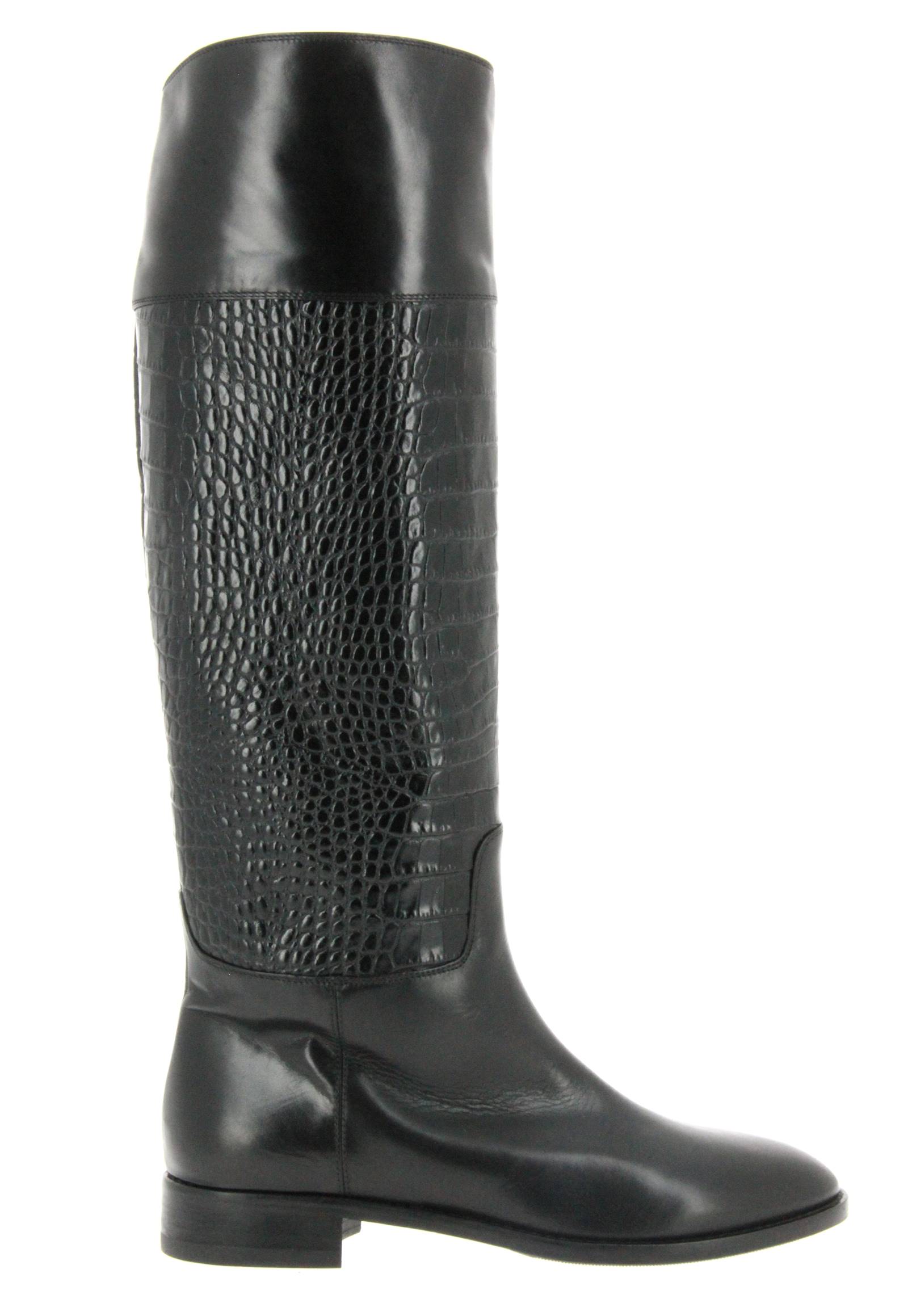 ScarpaRossa Stiefel VITELLO NERO COCCO (40)