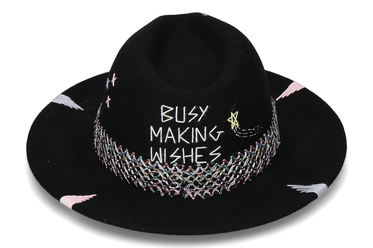 The Hat Gang Filzhut BUSY MAKING WISHES- C21 black/ schwarz