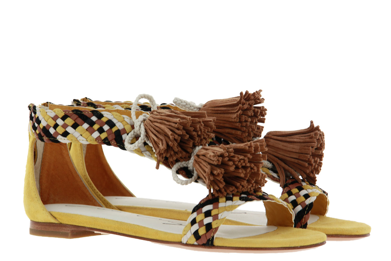 Lola Cruz Sandale CAMOSCIO AMARILLO  (41)