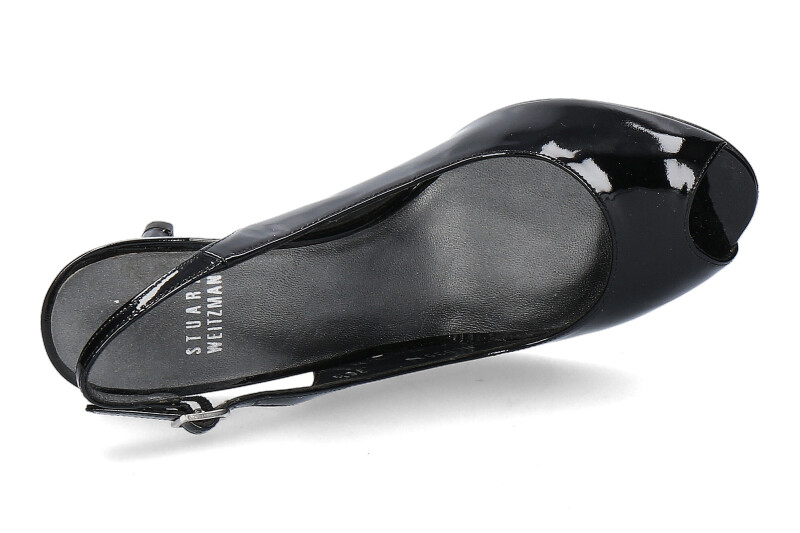 Stuart Weitzman Sandale SLINKY BLACK PATENT (37 )