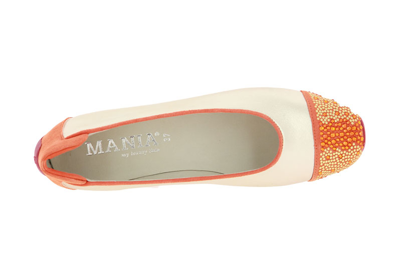 Mania Ballerina CAMOSCIO ARAGOSTA NAPPA PLATINO (37½) Mania Ballerina CAMOSCIO ARAGOSTA NAPPA PLATINO (37½)