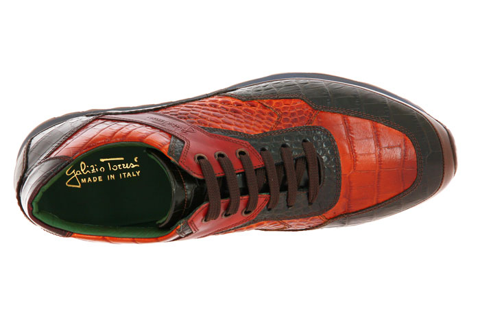 Galizio Torresi Sneaker CAIMAN MILITARY CUOIO (42½)