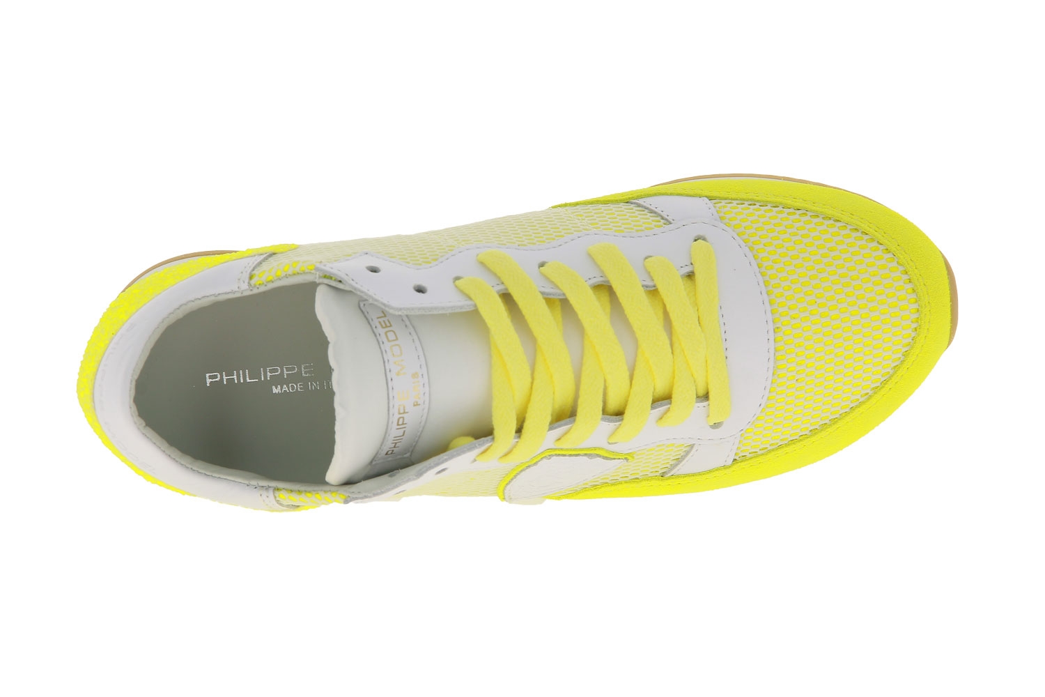 Philippe Model Sneaker TROPEZ FILET BRILLANTE JAUNE (38)