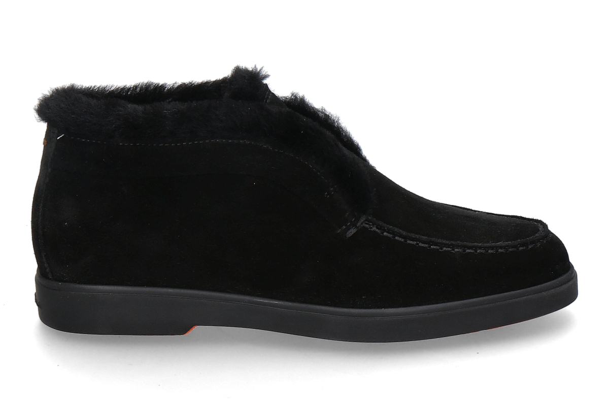 Santoni Damen- Desert Boot gefüttert FORTUNE- schwarz/ black