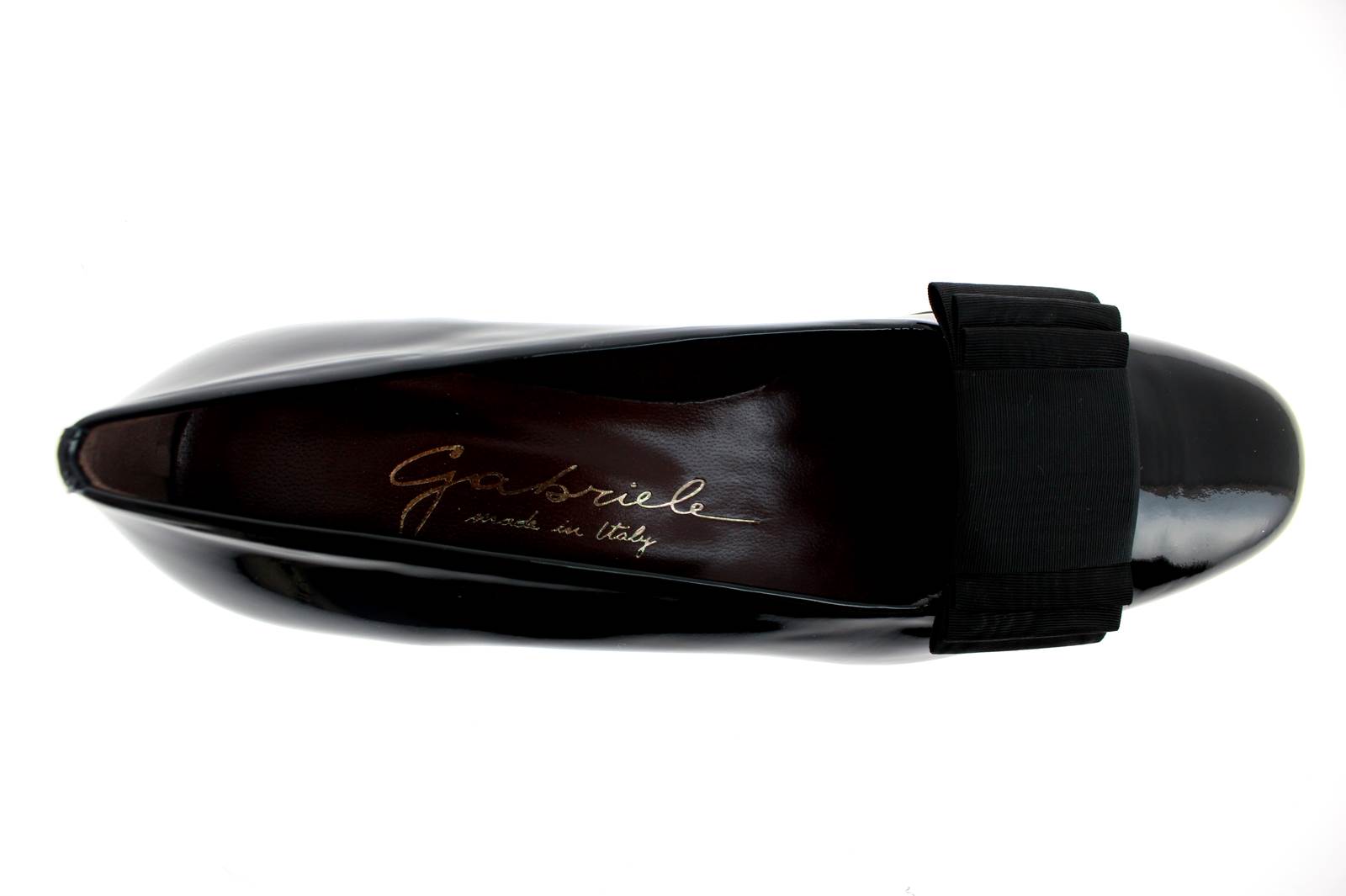 Gabriele Slipper VERNICE NERO RIPS (39)