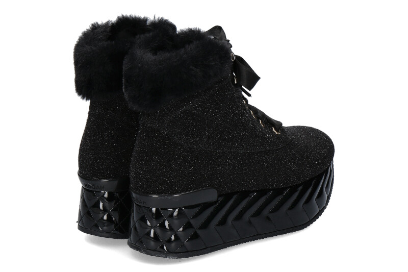 Hogan Schnürstiefelette MAXMATELASSE MID CUT NERO (38½) Hogan Schnürstiefelette MAXMATELASSE MID CUT NERO (38½)