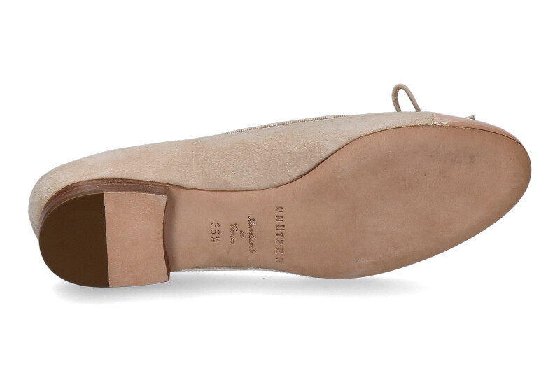 Unützer Ballerina CAMOSCIO BEIGE / PET. LIGHT PINK (36½) Unützer Ballerina CAMOSCIO BEIGE / PET. LIGHT PINK (36½)