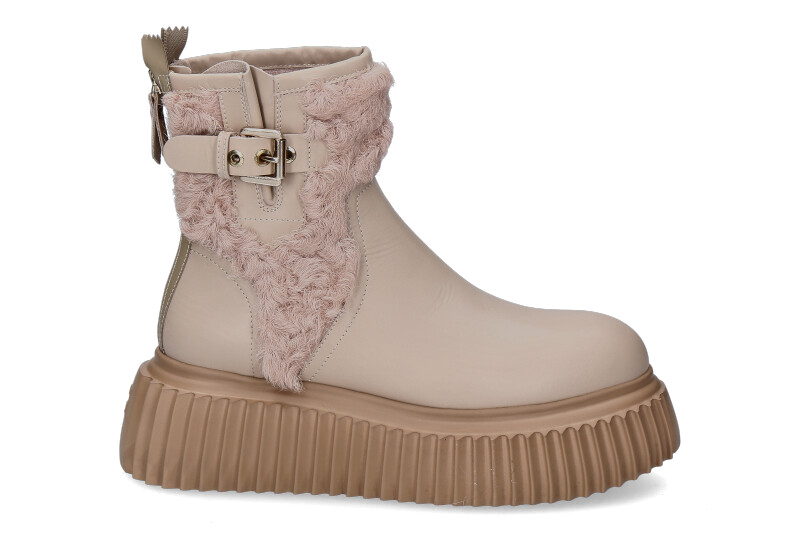 AGL Attilio Giusti Leombruni Boots gefüttert CHUNKY IGGY WARM- beige