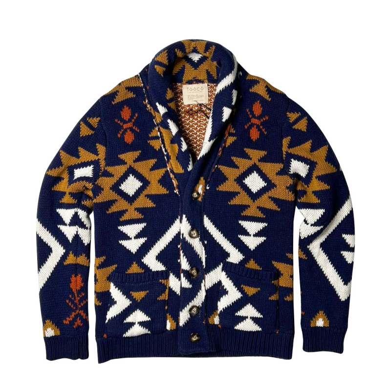 Tooco Unisex- Cardigan EVEREST UXMAL- blau