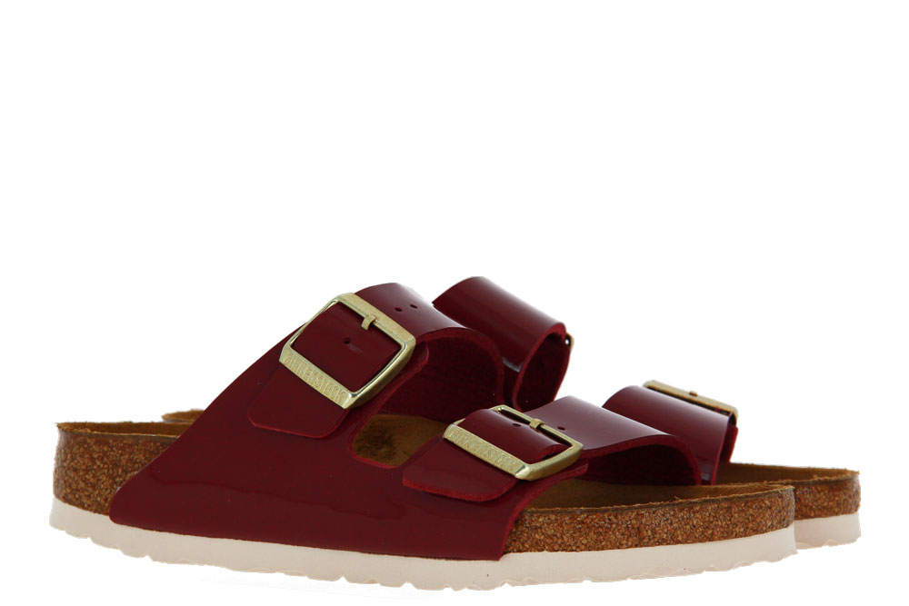 Birkenstock Pantolette SCHMAL ARIZONA PATENT BORDEAUX (42)