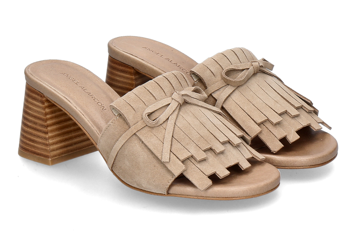 Angel Alarcon Pantolette LORETTA- beige/ taupe