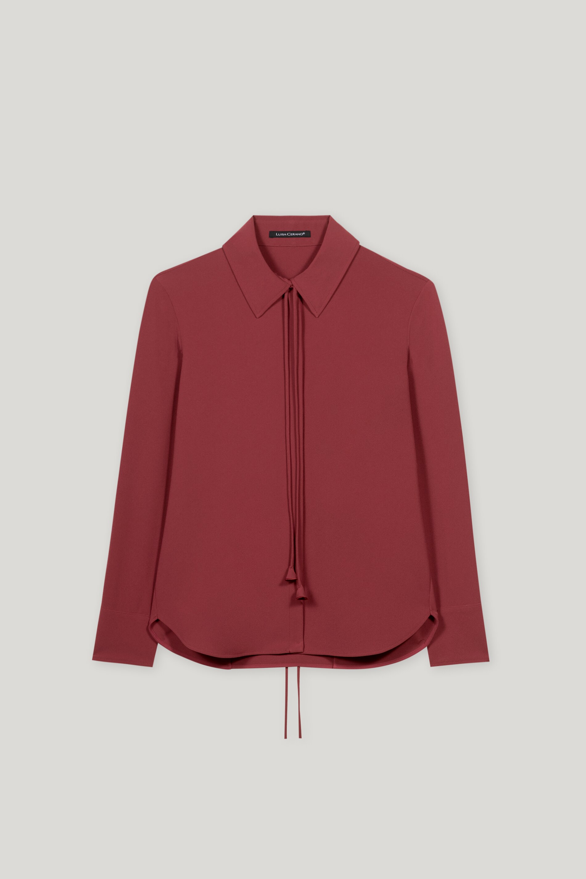 Luisa Cerano Bluse CHEMISIER - berry red/rot