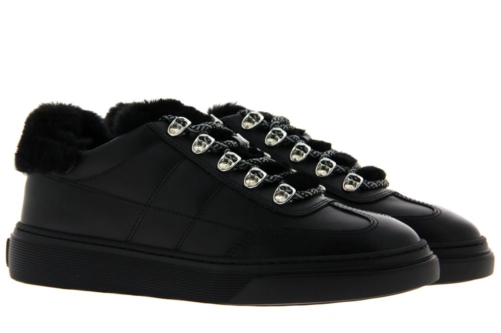 Hogan Sneaker ALLACCIATO BASSO H STITCHING NERO (40)